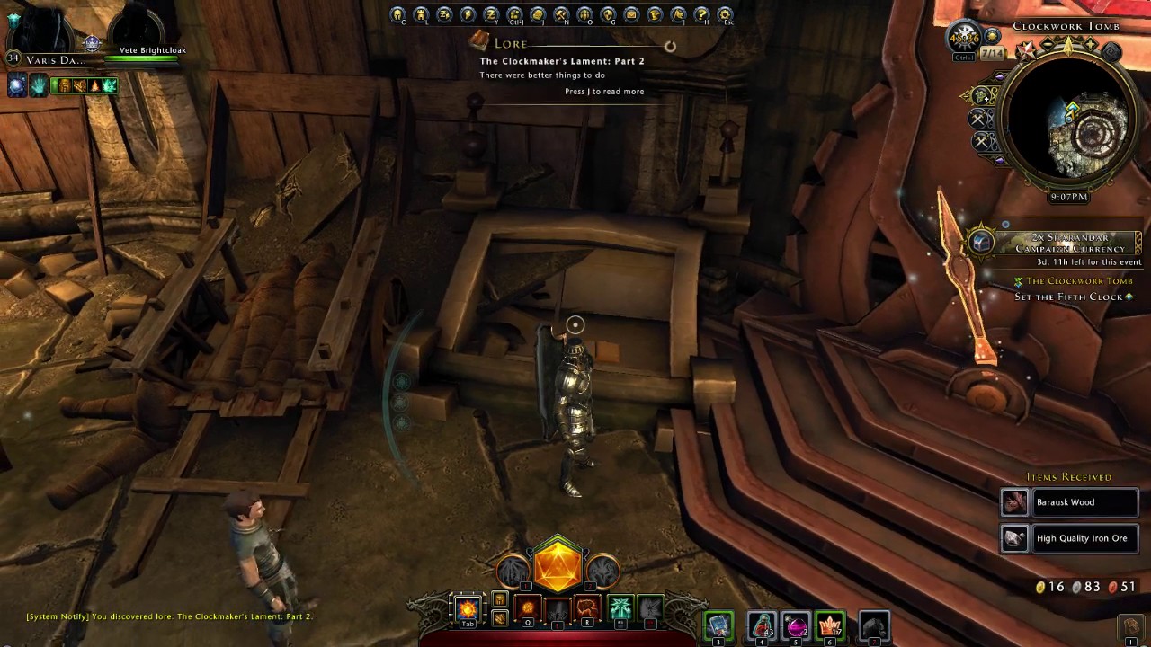 Neverwinter - Paladin Solo Clocktower Tomb