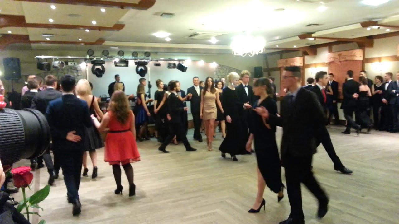 I LO Kopernika w Katowicach Studniówka 2015 polonez 3d
