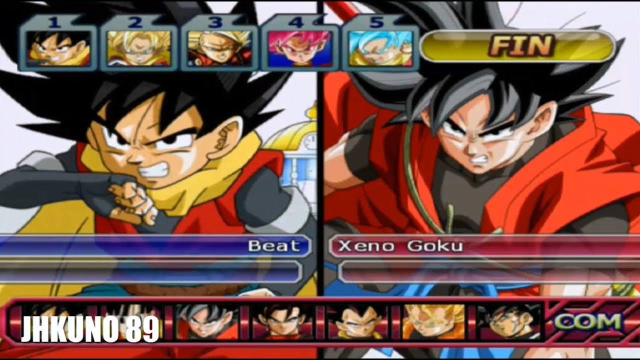 BEAT ALL FORMS VS GOKU XENO ALL FORMS | HEROES | DRAGON BALL Z BUDOKAI TENKAICHI 3