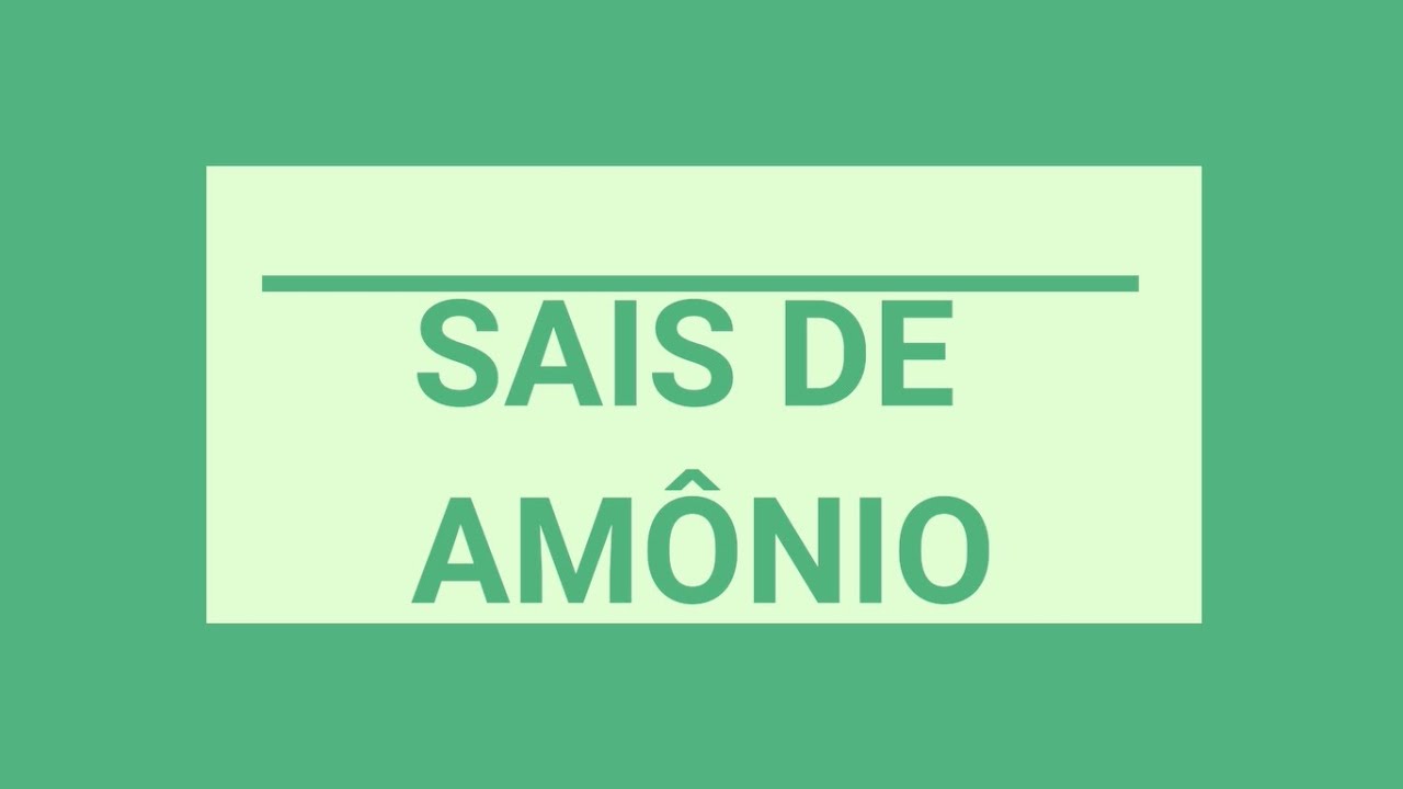 SAIS DE AM&Ocirc;NIO