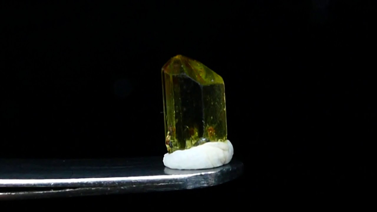 Golden Apatite Crystal