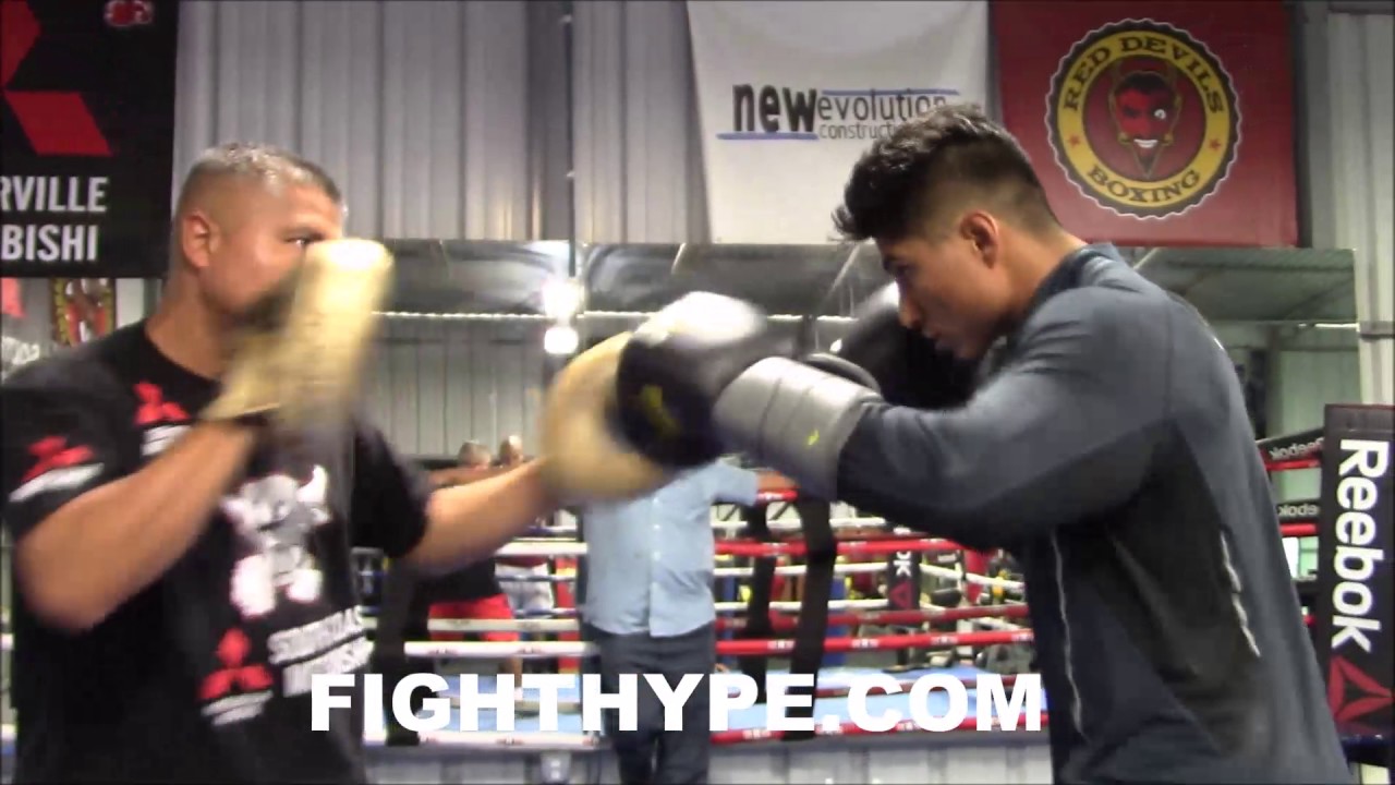 MIKEY GARCIA'S FINAL WORKOUT FOR ADRIEN BRONER CLASH; LOOKS EXTREMELY SHARP AND READY