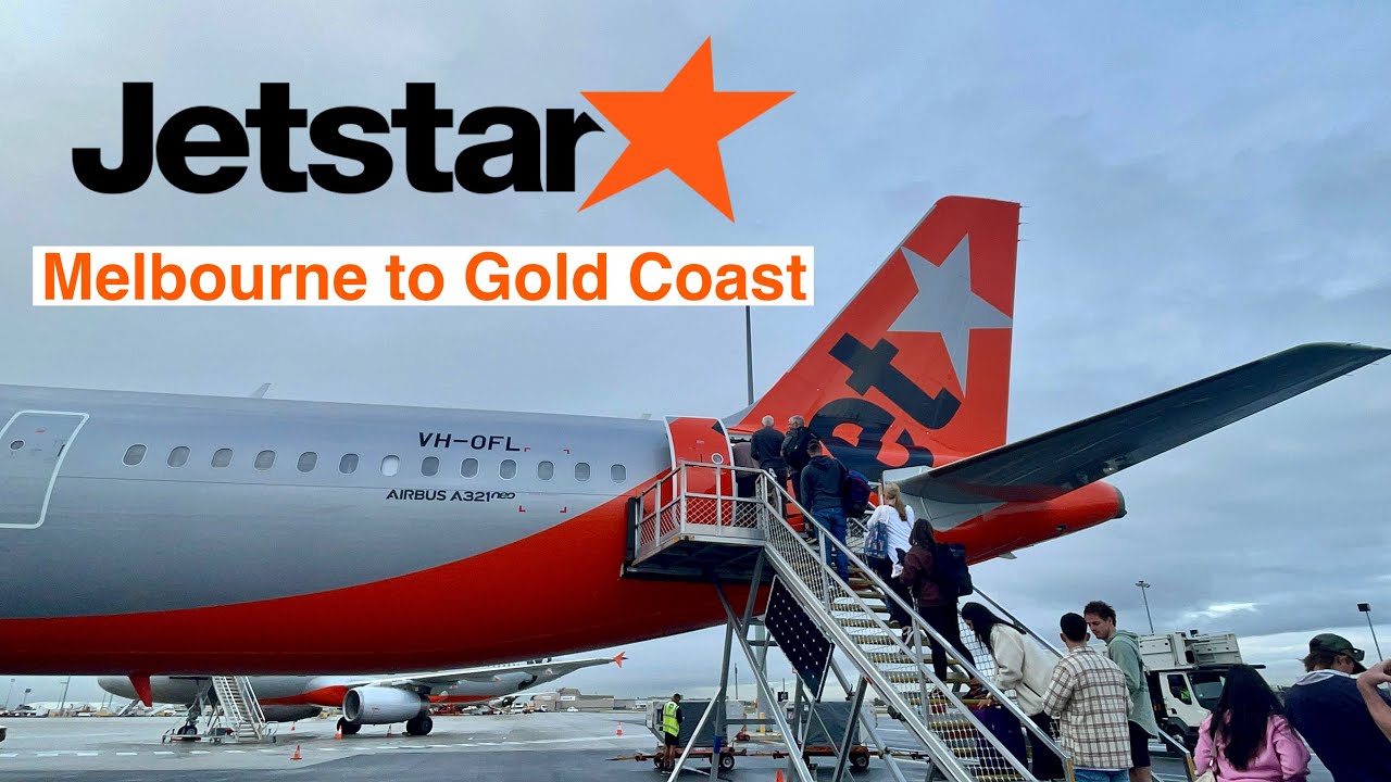 $39 JETSTAR A321NEO Economy Class Flight From Melbourne to Gold Coast