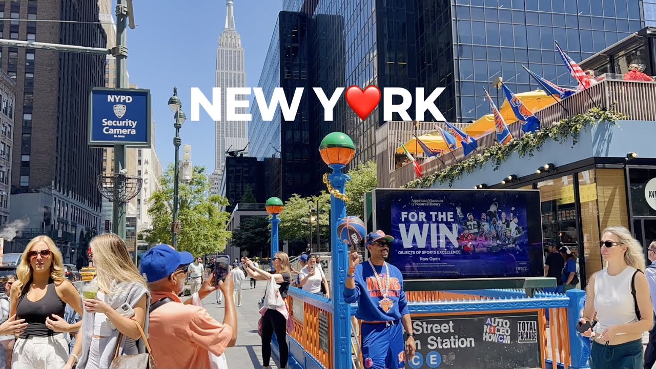 [4K]🇺🇸NYC Walk🗽An Exciting Summer Day in New York City😎🔥Hot Wednesday Vibes in Manhattan | June 2026