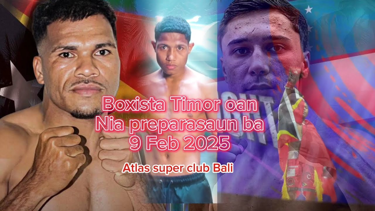 Boxista Timor oan Delio mouzinho ho Daniel sei partisipa jogo iha Bali Indonesia #Boxing #TimorLeste