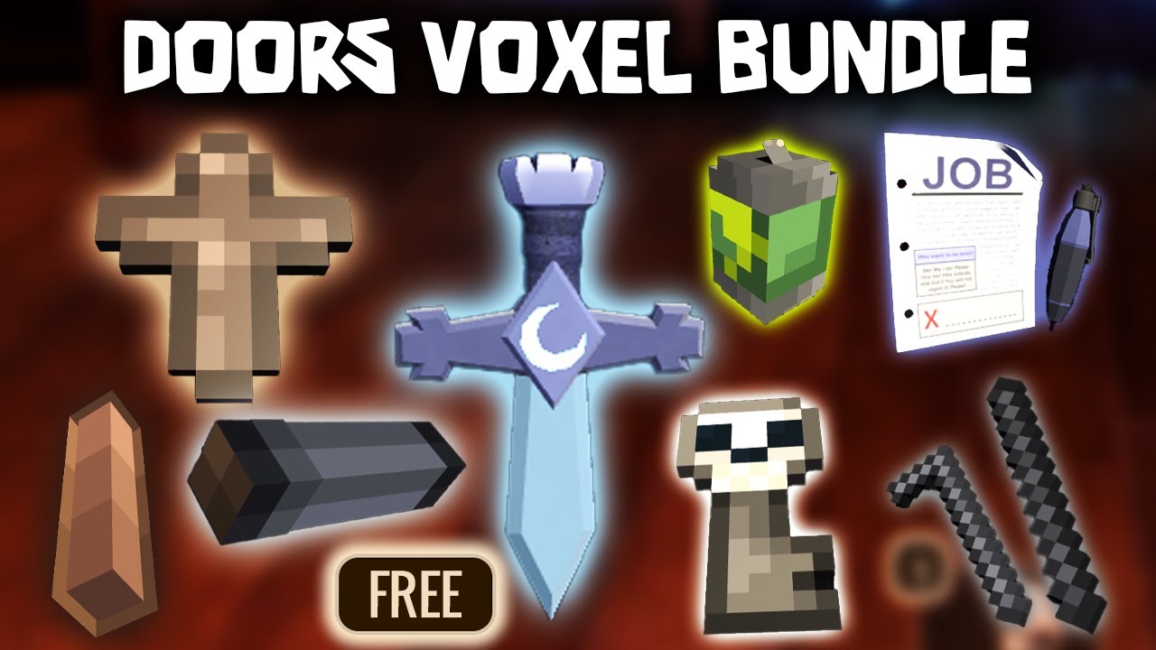 DOORS : Free 2 Contest Skins + Voxel Bundle Showcase [ROBLOX]