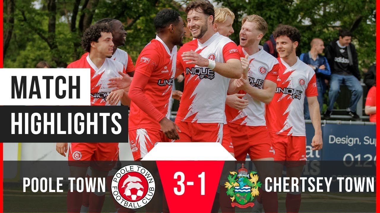 Poole Town 3-1 Chertsey Town | Southern League Premier South
