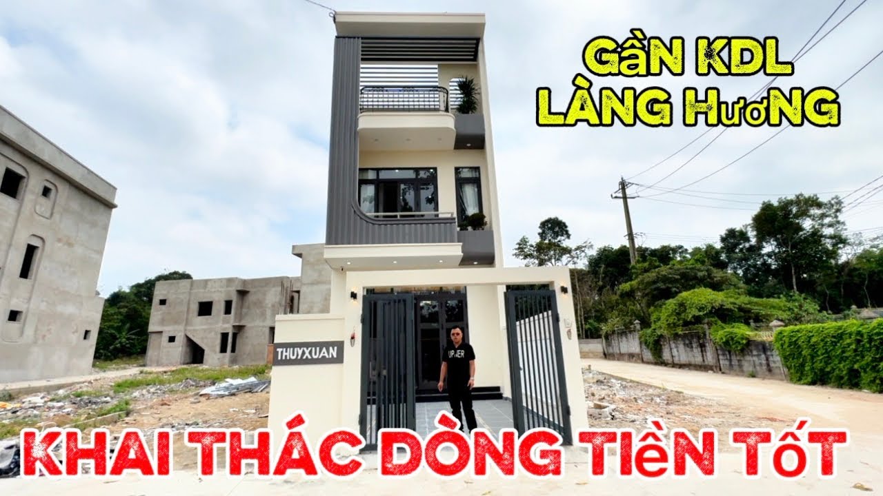 [ NHÀ ĐẤT HUẾ ]Bán nhà 3 Tầng đường 10m Huyền Trân Công Chúa - Tp Huế ngay KDL Làng Hương ✅