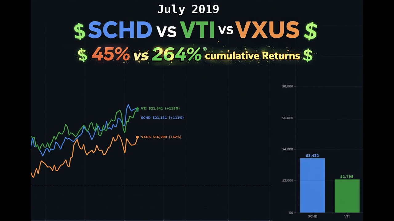 SCHD vs VTI vs VXUS: 14 Years of Data Exposed a CLEAR Winner