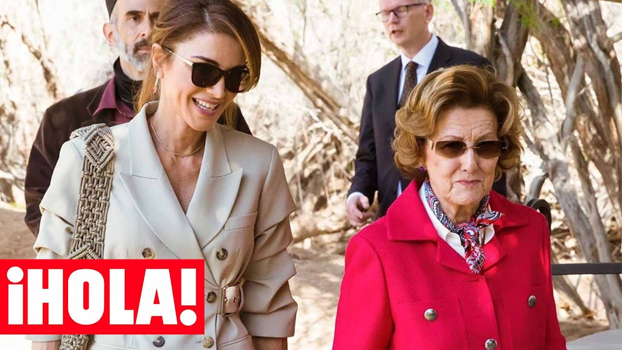 Los gestos de cariño de Rania de Jordania, la perfecta anfitriona de Sonia de Noruega