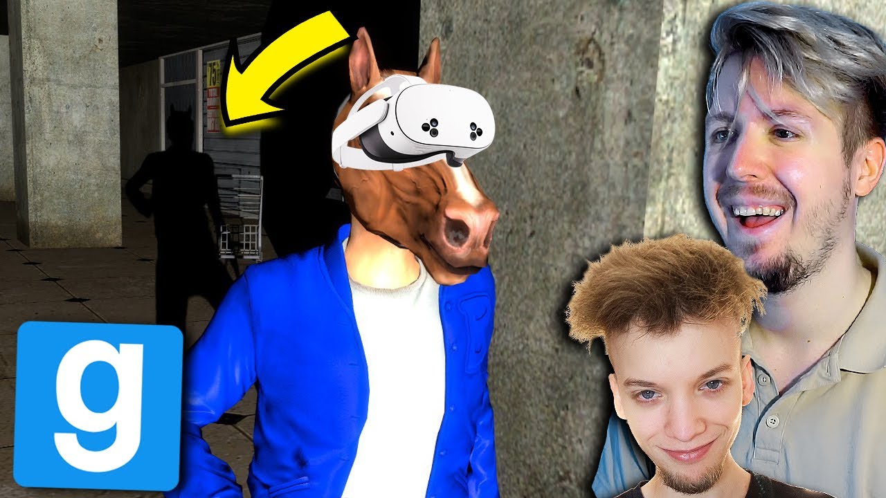 Max NAROBIŁ W GACIE grając w GARRY'S MOD HORROR na VR! 👻