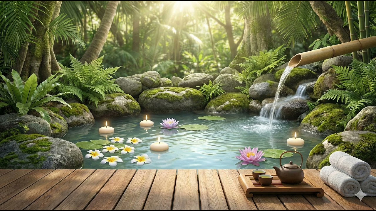 1hr Calming and Soothing Spa Music to Boost Focus and Calm Mind