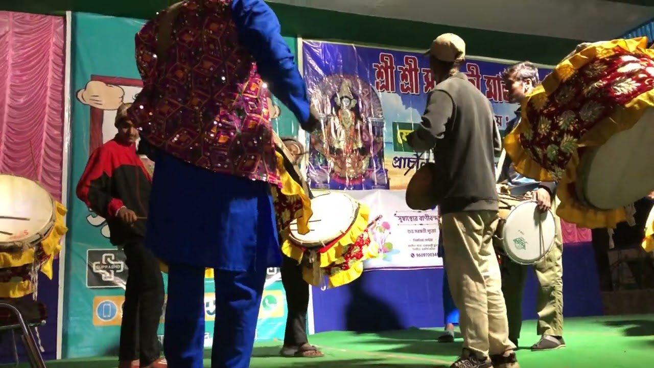 Raj Dhol Tasha Beautifully Plays Khuda Gawah @ Nabadwip Saraswati Puja 2026, Prachin Mayapur..🪔🥁