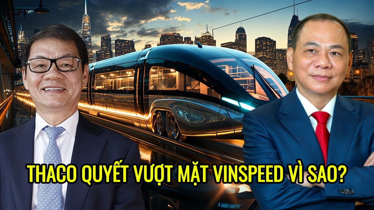 🔥THACO BẤT NGỜ NHẢY VÀO CUỘC CHƠI ĐƯỜNG SẮT CAO TỐC CỦA VINFAST – KẾT QUẢ RA SAO? 🔥