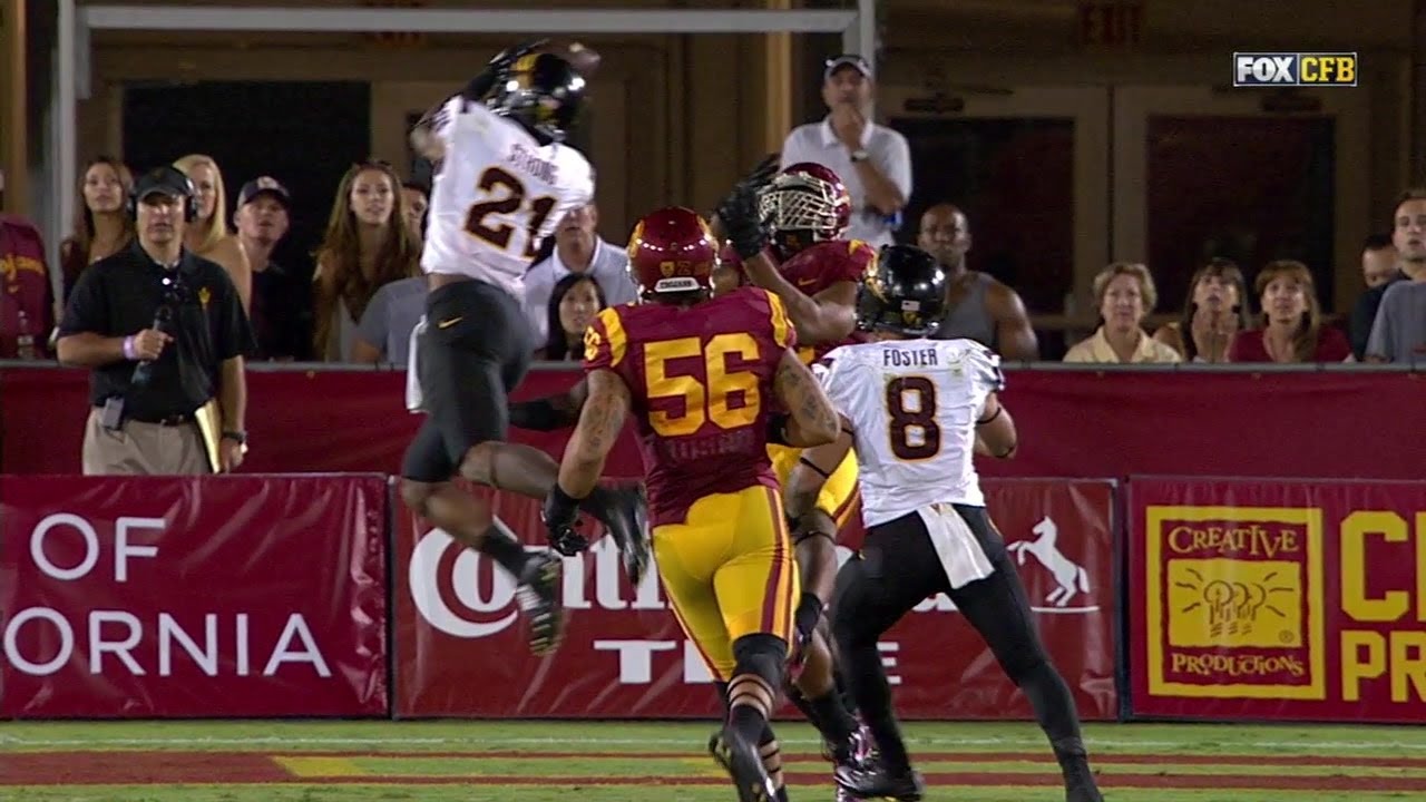 Jaelen Strong Hail Mary Catch (Arizona State vs. USC)