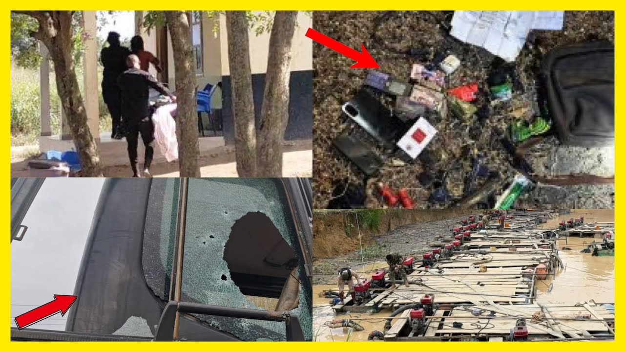 Hm - ARM£D R0BBERY LEADER SH0T BY HIGHWAY POLICE AND GUNMEN K!LL EXCAVATOR OPERATOR AT GALAMSEY SITE