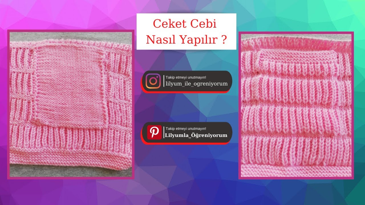 Ceket Cebi Nasıl Yapılır ?