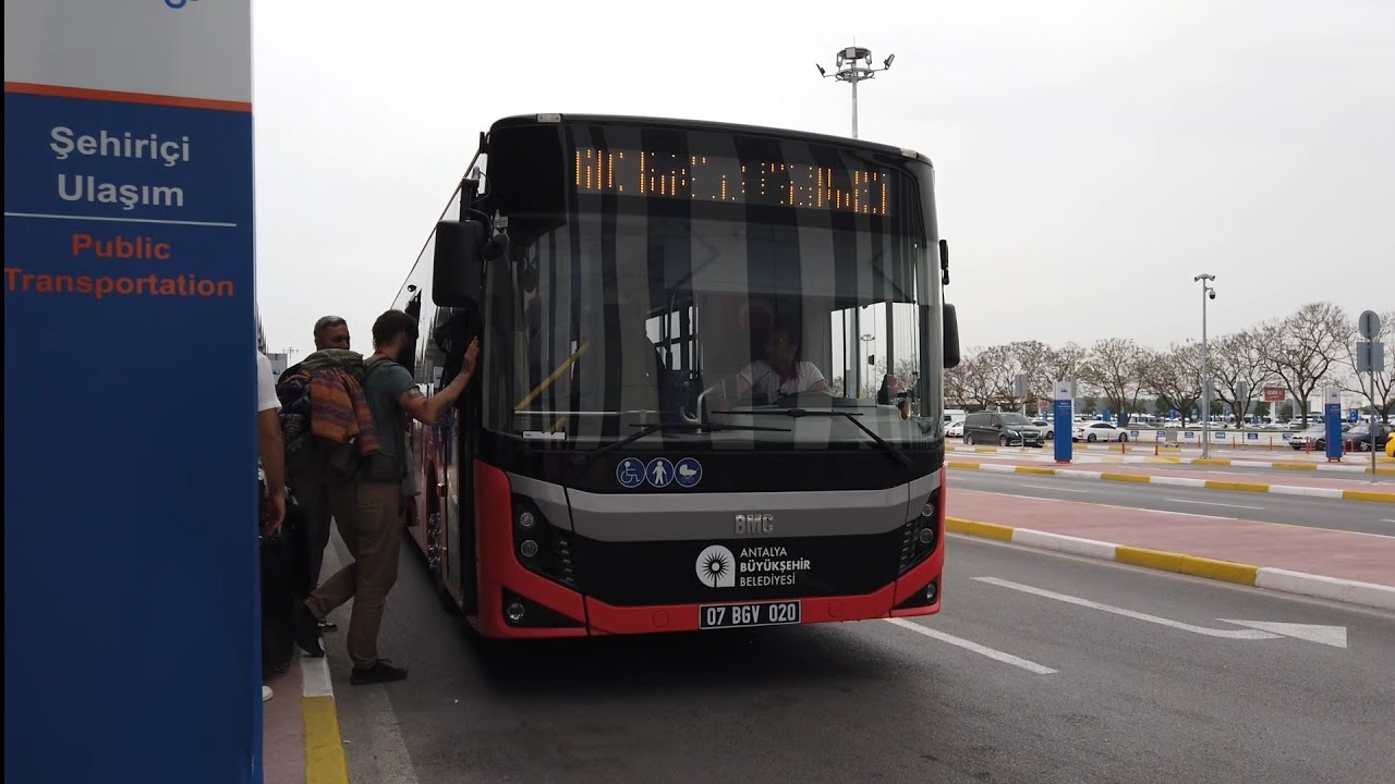 Antalya Ulaşım | 600 ile Otogar - Muratpaşa - Havalimanı Arası Otobüsle Seyahat