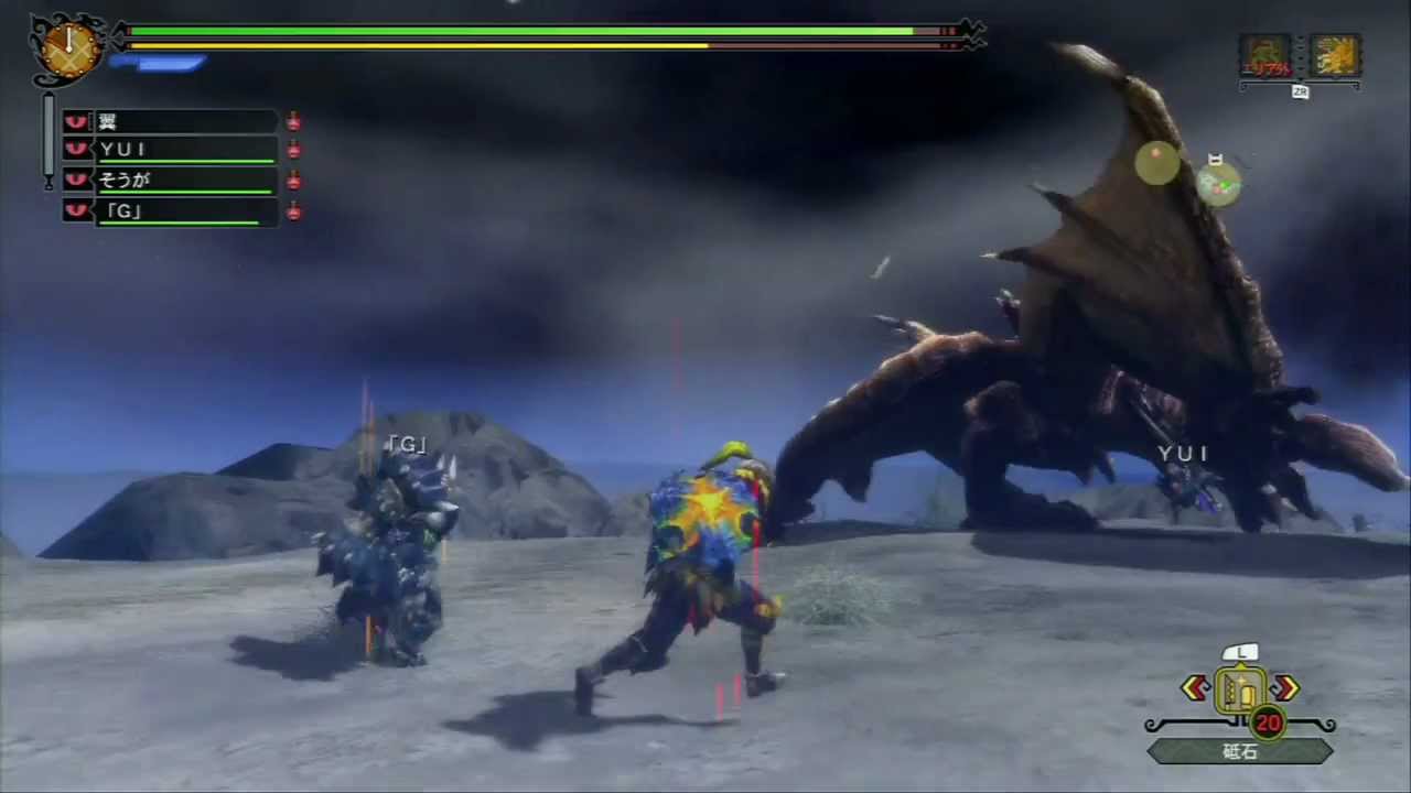 [WiiU] MH3GHD/MH3U - Gameplay #56 - G Rank Diablos & Barioth Subspecies (HD)