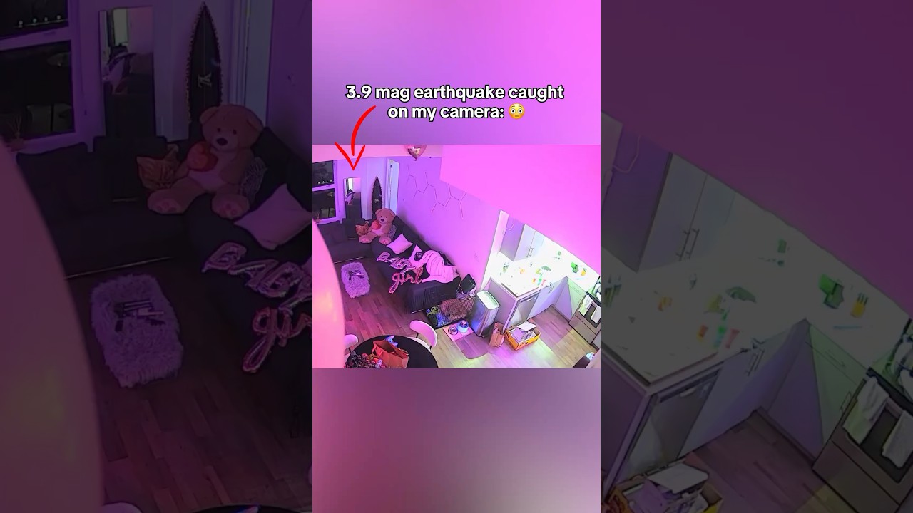Earthquake caught on camera Los Angeles:
