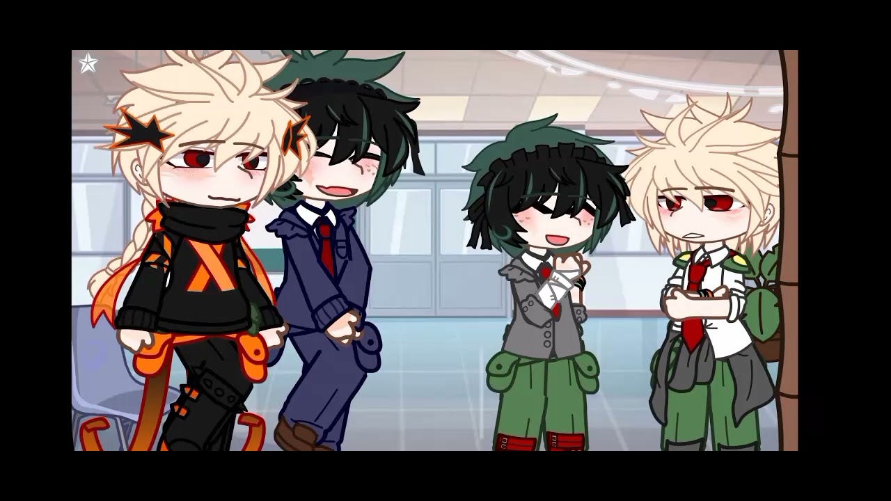 El bkdk de mí AU viaja al pasado✨pt1/bkdk-dkbk/parte 2 de retos y preguntas-mha (es mí primer video)