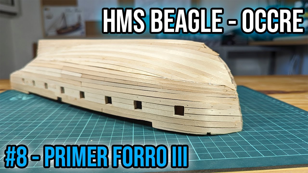 HMS Beagle - OCCRE #8 Primer Forro III - #modelismonaval #modelismo