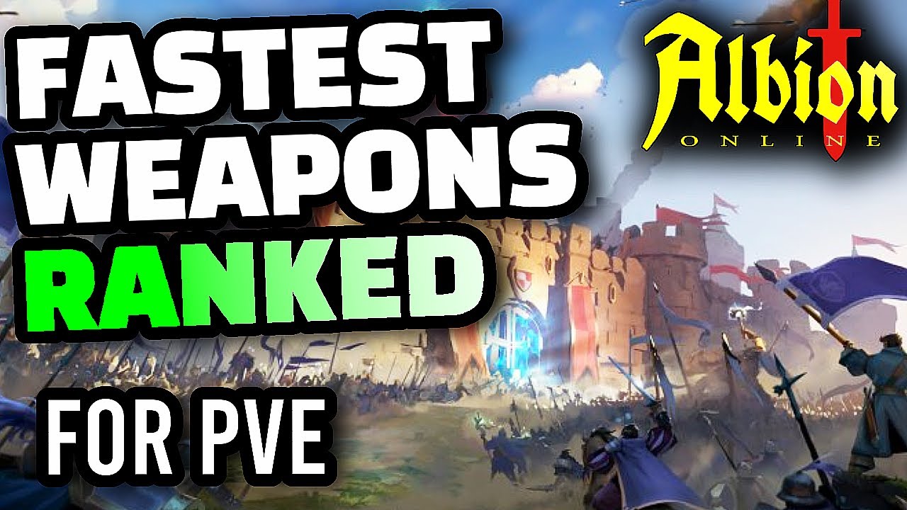 Albion Online - Fastest Mob Clearing Weapon in 2025