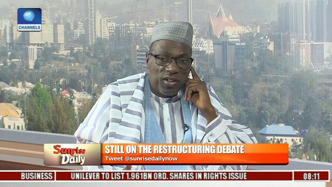 Nothing Wrong With Restructuring Nigeria - Ahmed Makarfi Pt 3