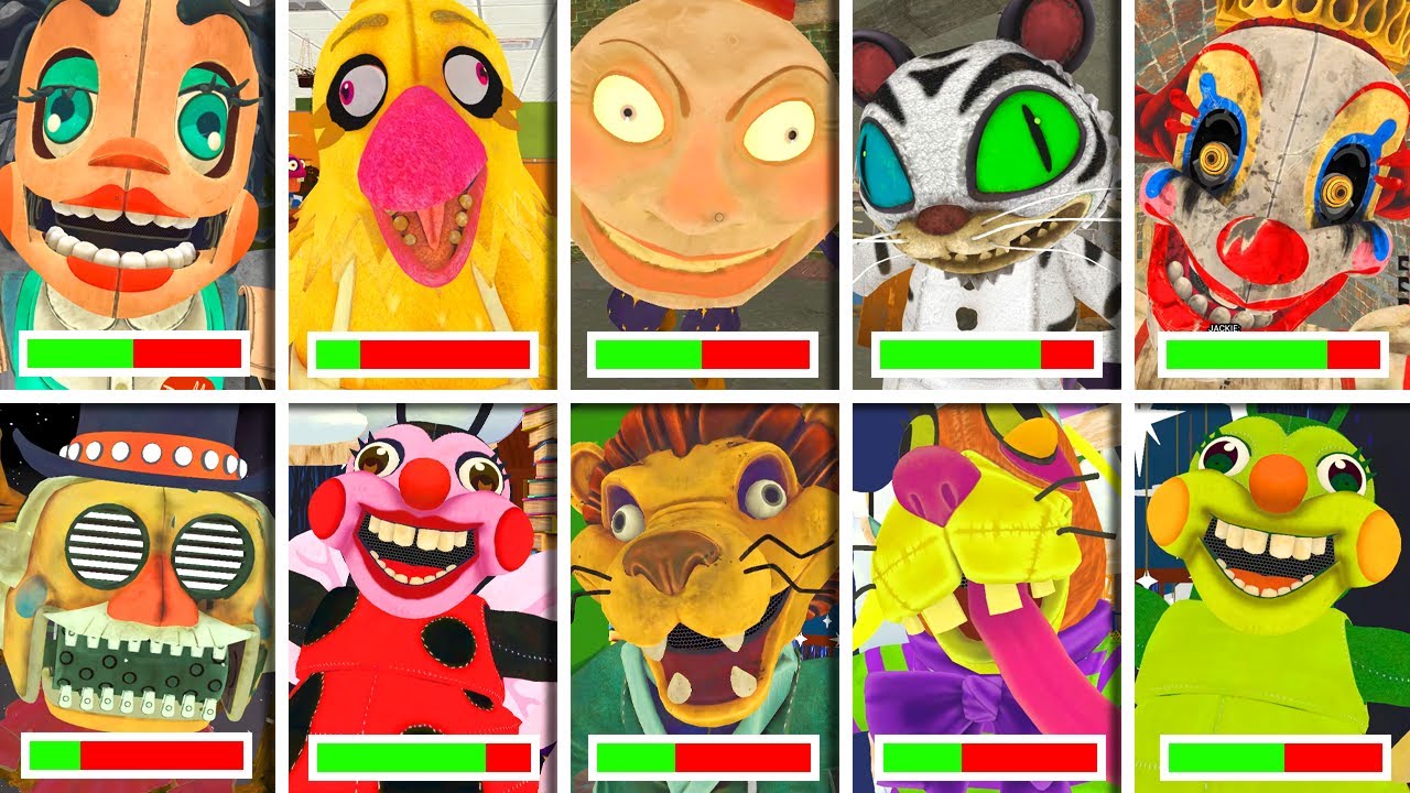 FNAF Secret of The Mimic - All JUMPSCARES With HEALTHBARS in BRIGHT MODE