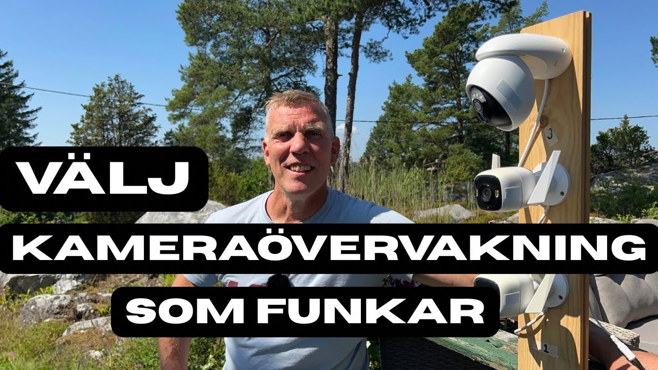 Kameraövervakning hemma: Test & tips med 3 Tapo-kameror | Övervakningskamera
