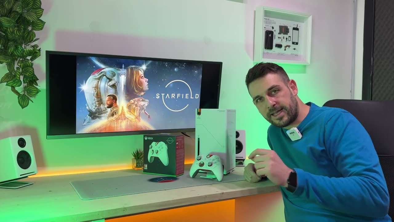 Starfield Desk Setup XBOX