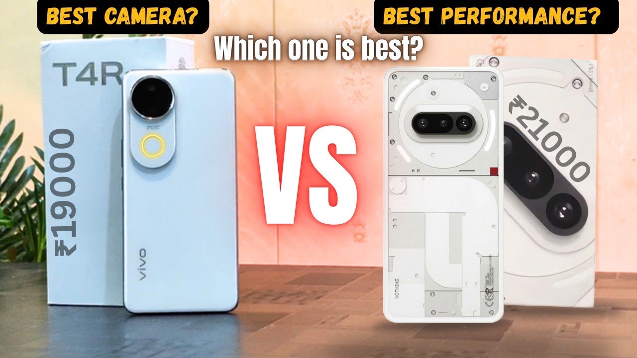 Vivo T4r vs nothing phone 3a | Detailed comparison 🔥