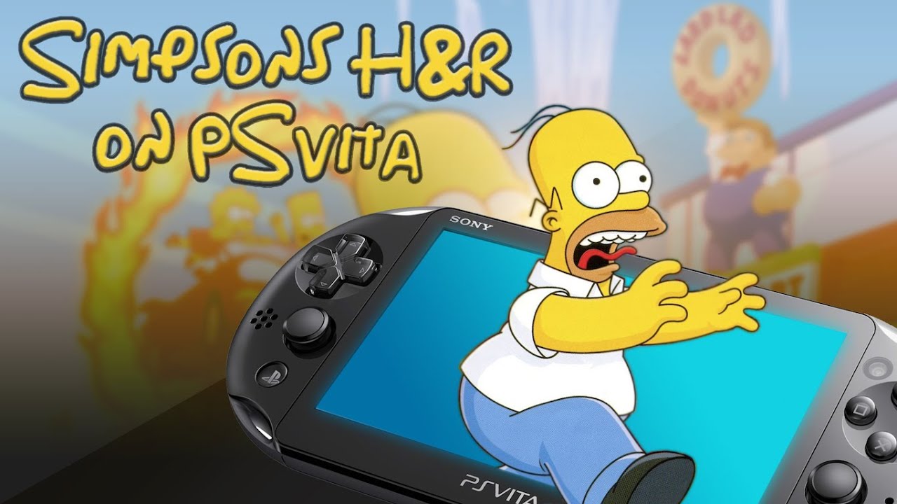 PS Vita - Simpsons Hit and Run