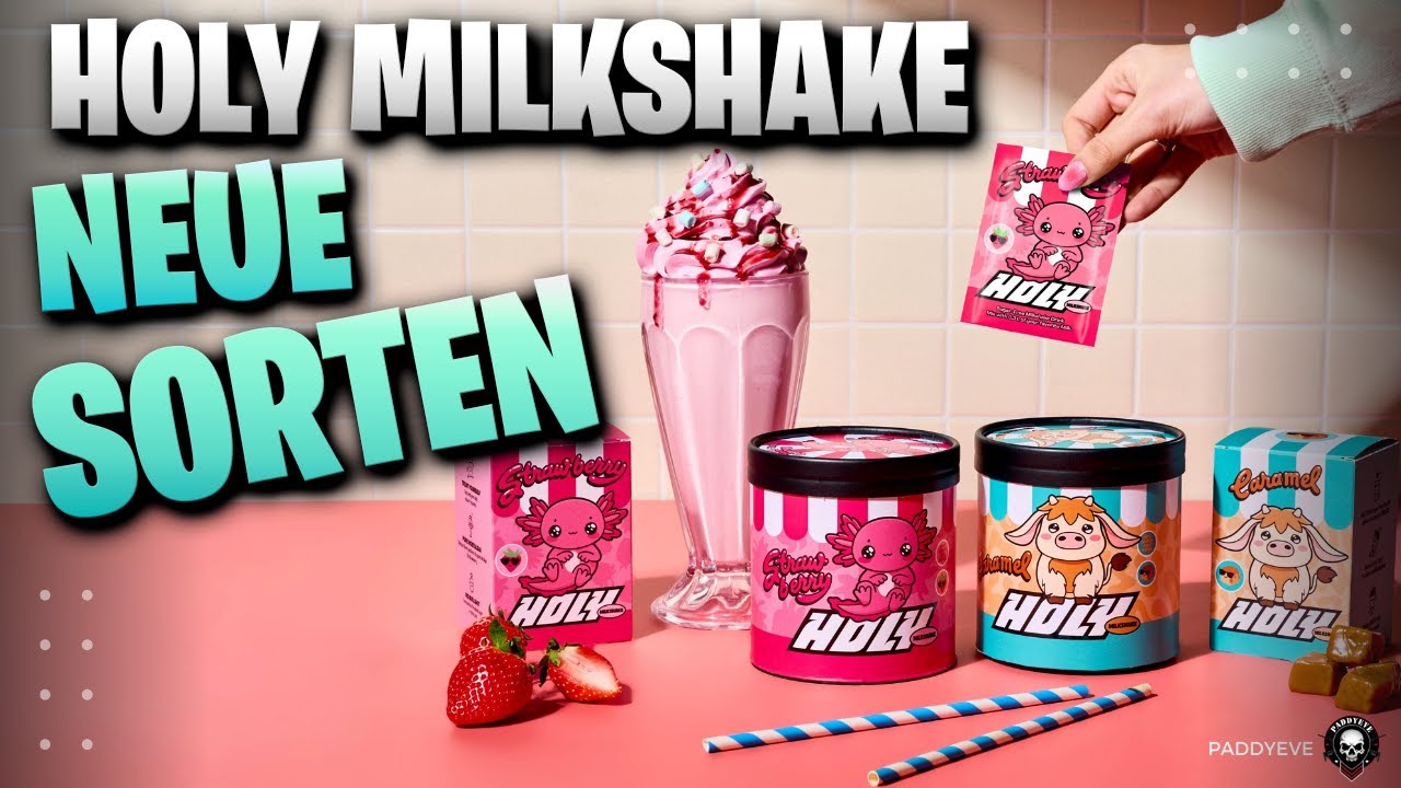 Holy Milchshake neue Sorten Review + Rabattcode 10% | Rabattcode ZINKER Caramel & Erdbeere