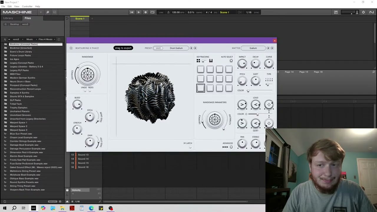 Phat Beatz with Exero - Debuting "Random Metal" & "Coldfire" Plugins!