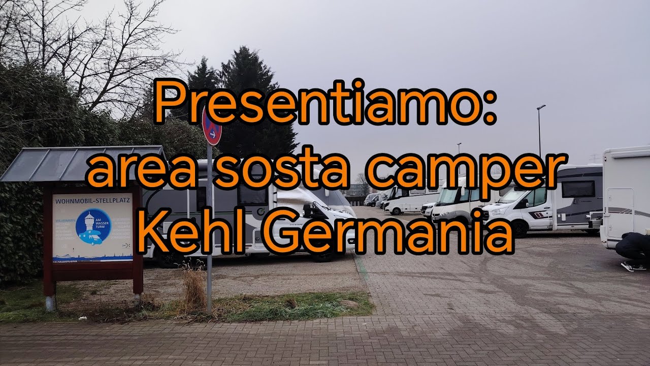 Kehl Germania area sosta camper per Strasburgo