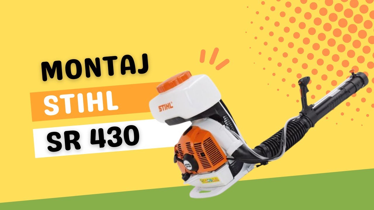 Montaj STIHL SR 430 si SR 450