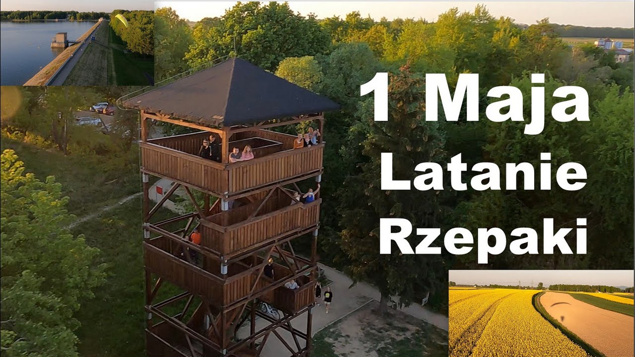 1 Maja latanie nad rzepakami, Zapora Goczałkowice, Budowa wiaduktu Chybie