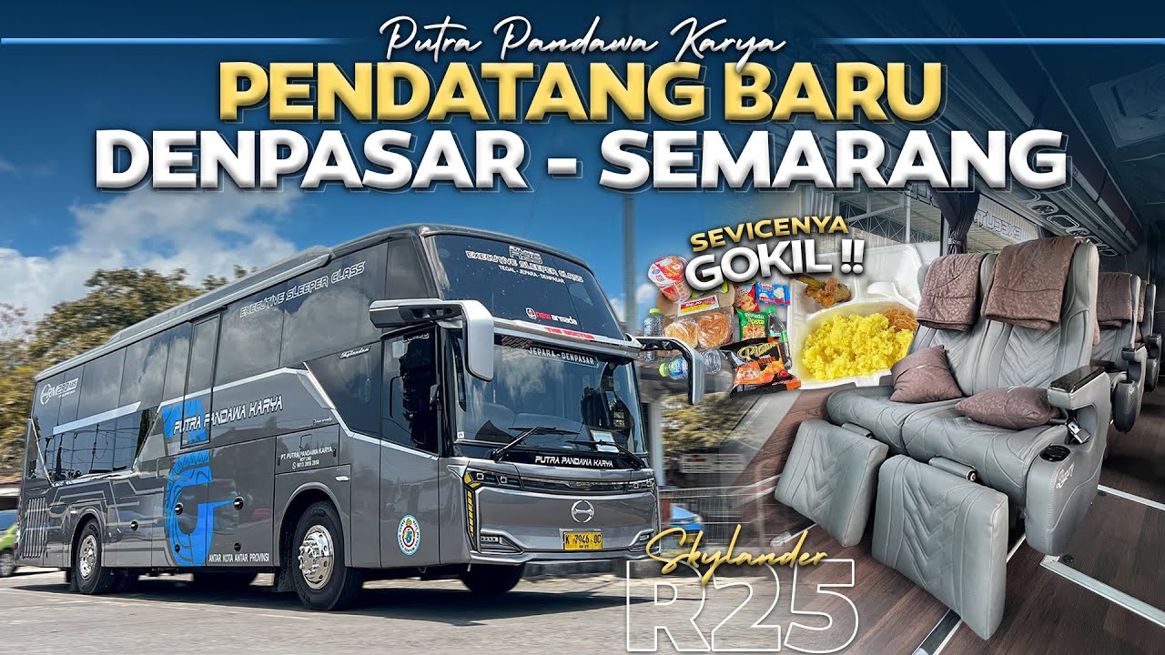 GOKIL , PENDATANG BARU PAKAI UNIT TERBARU ‼️Denpasar - Semarang Putra Pandawa Skylender R25