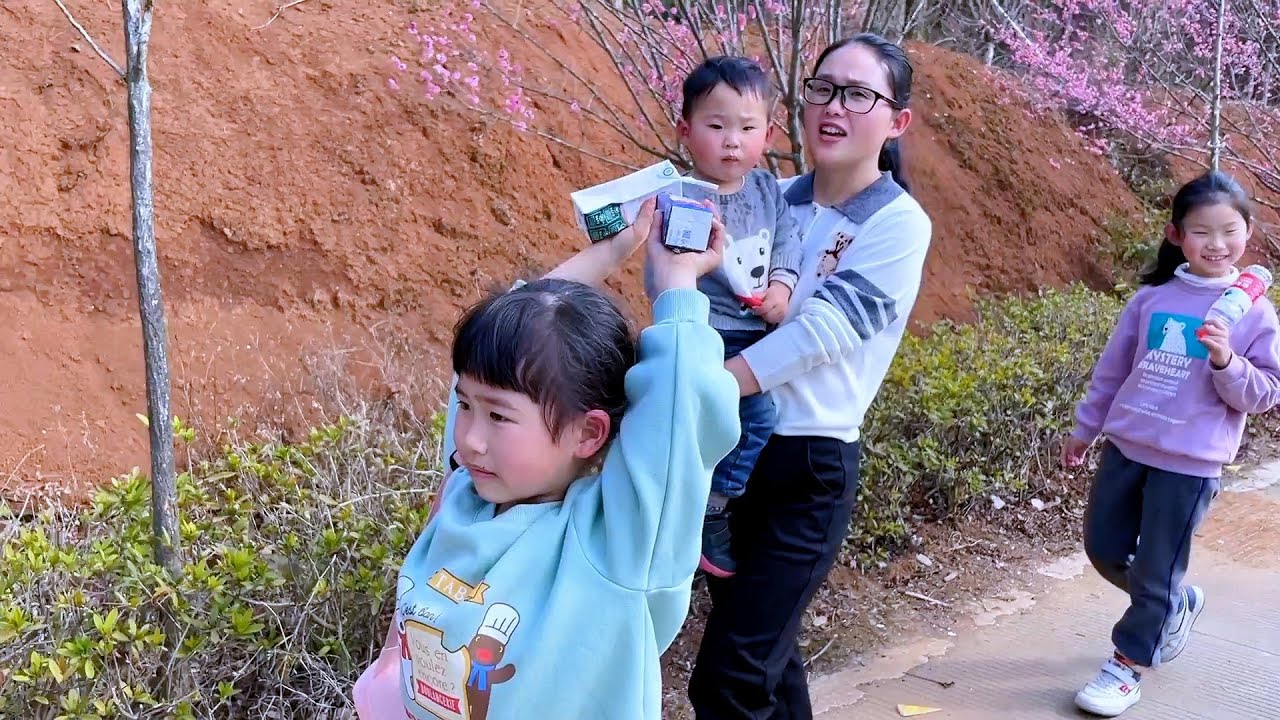 周末是孩子们最喜欢的，带3个孩子看梅花，充实又美好的一天