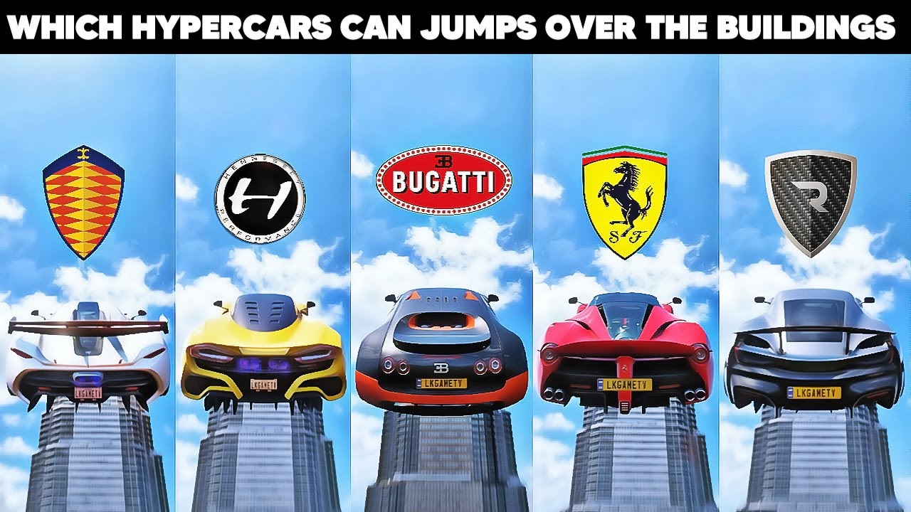 Which Hypercars Can Jump Over the Buildings? — LET’S FIND OUT