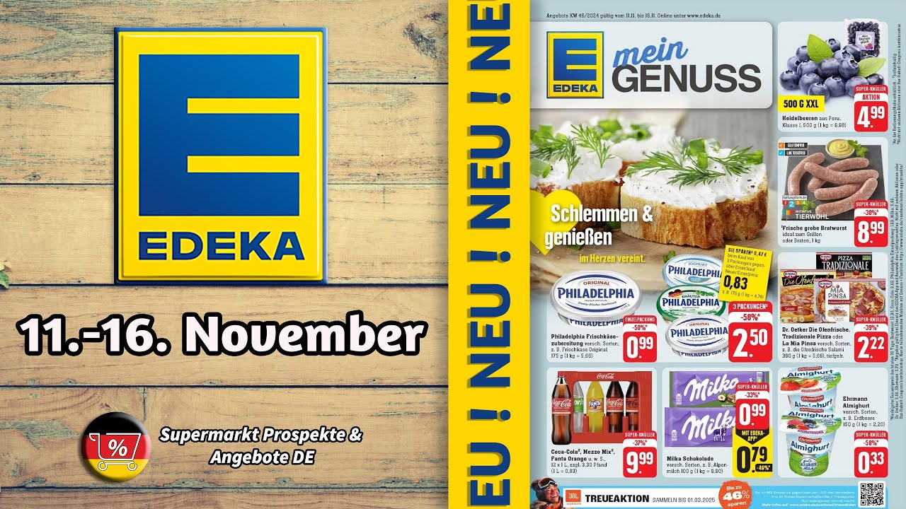 EDEKA Prospekt - 11.11.2024 | Supermarkt Prospekte & Angebote DE