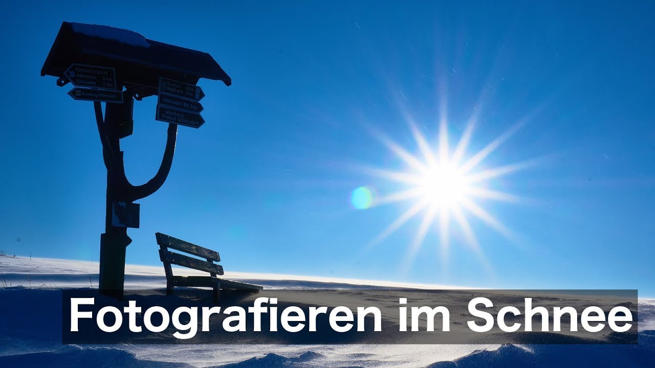 Im Schnee fotografieren | 📷 Fotografie Tipps & Tricks