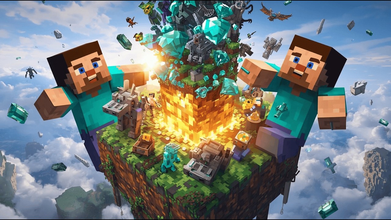 Minecraft One Block Survival With My Friend After A Long Break!