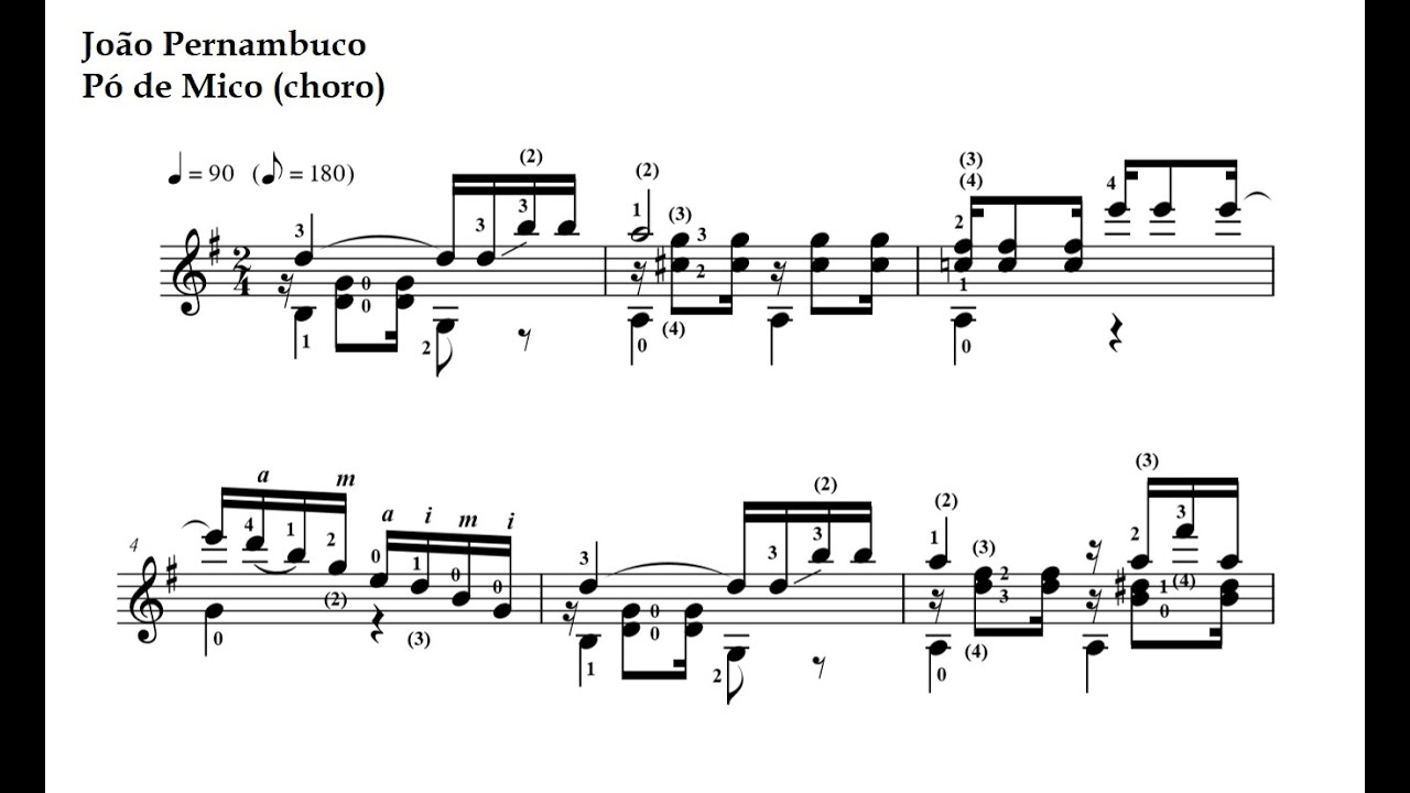 Jo&atilde;o Pernambuco. P&oacute; de Mico
