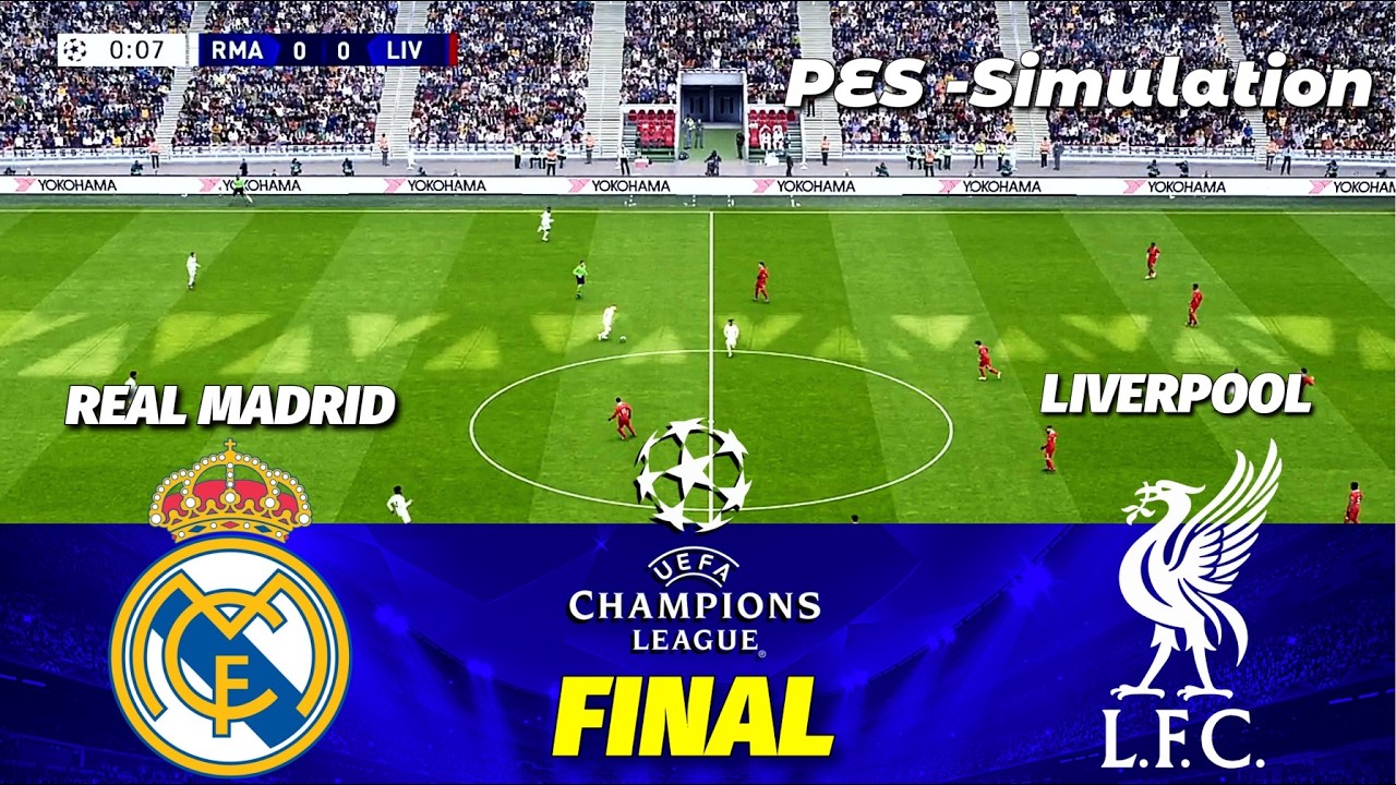 Real Madrid vs Liverpool | UEFA Champions League FINAL | PES 21 Simulation