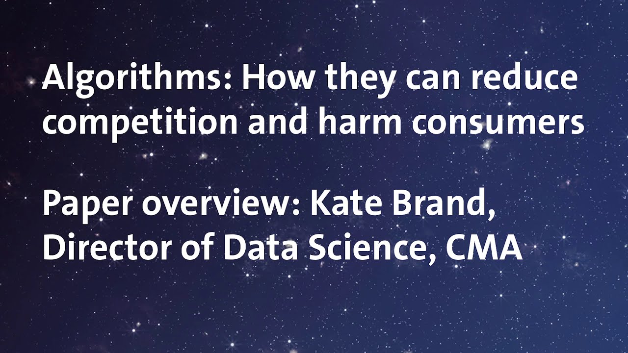 Analysing algorithms: A summary of the potential harms | UK's Competition and Markets Authority