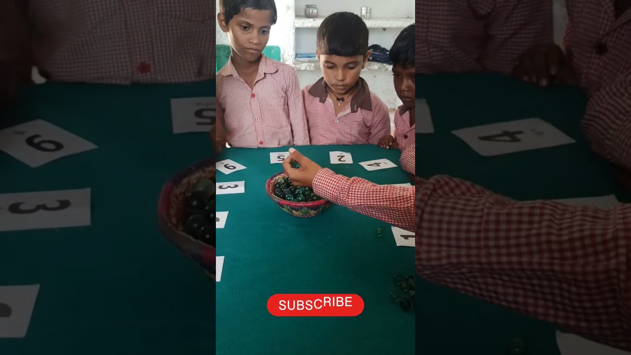 संख्या ज्ञान हुआ आसान। खेल खेल में सीखे 1 से 10 तक की संख्या की पहचान।