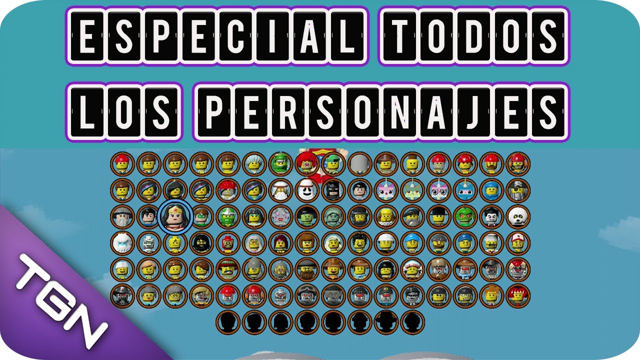LEGO Movie The Videogame - Todos los Personajes - Especial 1 - HD 720p