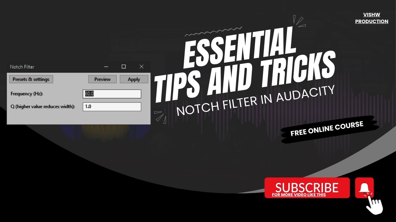Notch Filter in audacity